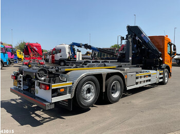 Hook lift truck, Crane truck Volvo FM 430 HMF 23 Tonmeter laadkraan: picture 4