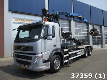 Skip loader truck Volvo FM 440 6x2 Euro 5 Palfinger 15 ton/meter Kran: picture 1