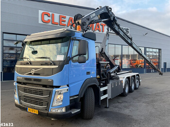 Hook lift truck, Crane truck Volvo FM 460 8x4 Euro 6 Hiab 24 Tonmeter laadkraan: picture 1