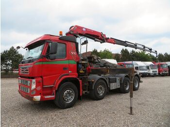 Crane truck Volvo FM 460 8x4 Kipper / HMF 2420 K5: picture 1