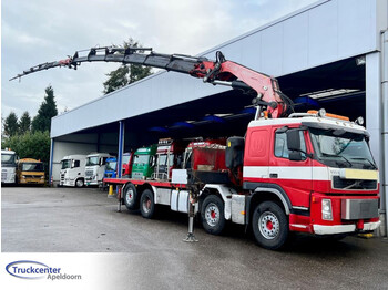 Dropside/ Flatbed truck, Crane truck Volvo FM 480 Fassi F800XP + L516 Jib, Manuel, Reduction axle.: picture 1