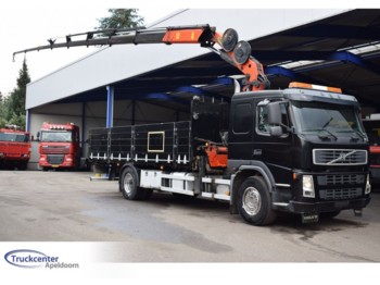 Dropside/ Flatbed truck Volvo FM 9 - 260, 21 t/m Palfinger, Steel springs, Manuel: picture 1
