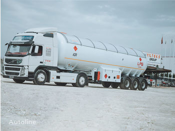 New Tank truck for transportation of gas YILTEKS TRAILER ADR CERTIFICATE SEMI TRAILER: picture 1