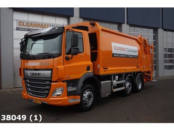 Garbage truck DAF FAG CF 340 Euro 6 Welvaarts weighing systeem