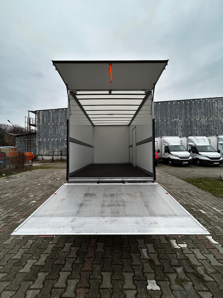 Box van Iveco Daily 50C18HZ Container mit 8 Paletten und einem 750-kg-Aufzug