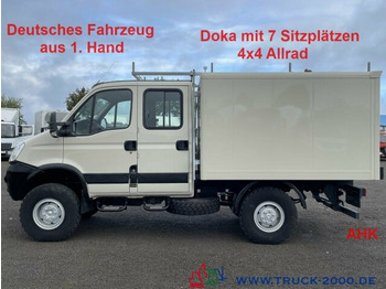 Box van Iveco Daily 55S17 3.0 4x4 Doka 7 Sitze AHK 3.5 t. 1.Hd