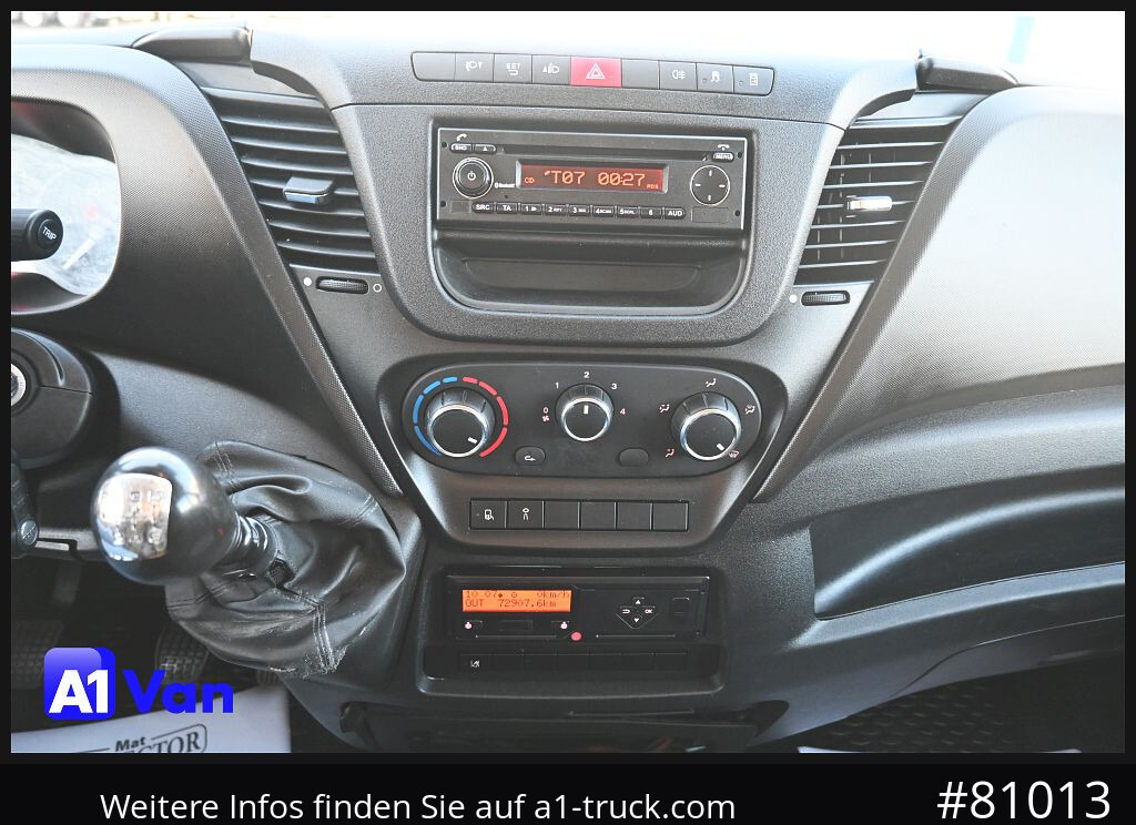 Curtain side van IVECO Daily 35C15 Getränke, ZV, Schwingsitz