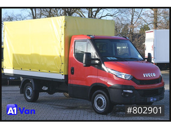 Curtain side van IVECO Daily 35S13, Pritsche+Plane,