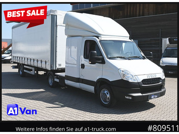 Curtain side van IVECO Daily 50C17 SZM, Klima, Tempomat, Schlafplatz