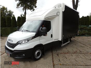 Iveco DAILY 35S18 PRITSCHE PLANE 10 PALETTEN AUFZUG  - curtain side van