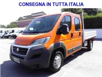 Flatbed van, Combi van Fiat Ducato 35 2.3 MJT130C MAXI DOPPIA CABINA CASSONE FISSO-7P: picture 1