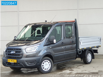 Ford Transit 170pk Dubbel Cabine Open Laadbak Nieuwstaat Trekhaak Airco Cruise Airco Dubbel cabine Trekhaak Cruise control - Flatbed van