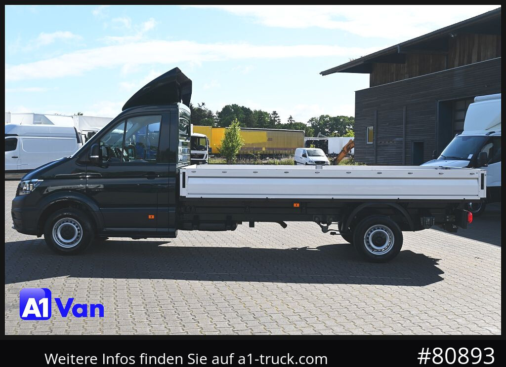 Flatbed van VOLKSWAGEN Crafter 35 Pritsche Maxi, Klima, AHK,