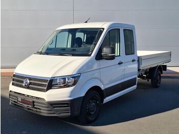 Flatbed van Volkswagen Crafter Pritsche 35 DOKA lang FWD GRA Sitzh. AHK