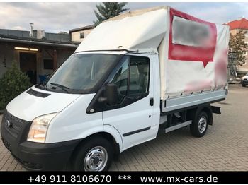 Curtain side van Ford Transit  2.2 TDCi Pritsche Plane 1 Hand - EURO5: picture 1