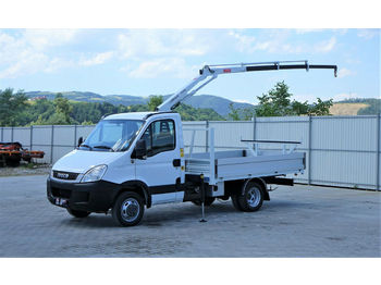 Flatbed van Iveco  DAILY 35C18 Pritsche  3,10m+Kran * Topzustand!: picture 1