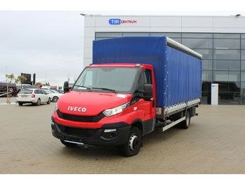 Curtain side van Iveco DAILY 60C15, HYDRAULIC LIFT: picture 1