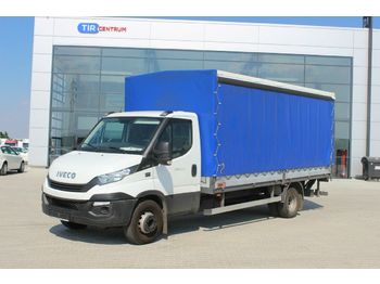 Curtain side van Iveco DAILY 60C15 , HYDRAULIC LIFT: picture 1