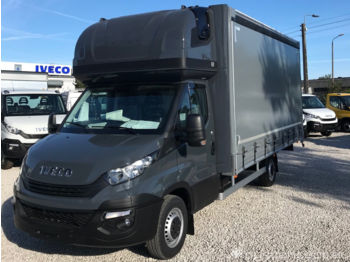 New Curtain side van Iveco Daily 180 10PAL Schlafkabine Webasto: picture 1
