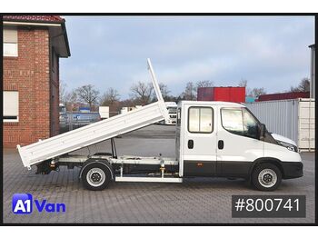 New Tipper van, Combi van Iveco Daily 35S18,Doka,3 Seitenkipper Navi,Klima: picture 1