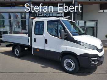 Flatbed van, Combi van Iveco Daily 35 S 12 E  D DOKA+AHK+USB+BT: picture 1