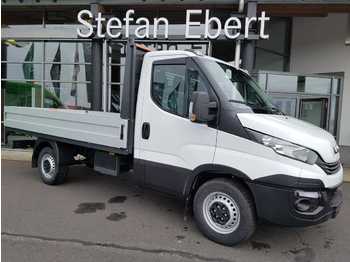 Flatbed van Iveco Daily 35 S 14 A8 Pritsche+AHK+Klima+Sitzh+DAB+: picture 1