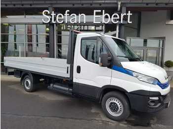 Flatbed van Iveco Daily 35 S 14 N A8 Erdgas Tempo+Klima+AHK: picture 1