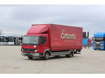 Curtain side van Mercedes-Benz 818 L, PARKING CAMERA, HYDRAULIC LIFT: picture 1