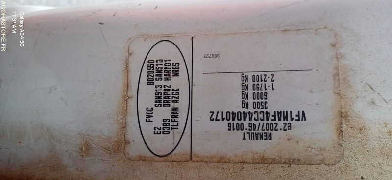 Panel van Renault MASTER L2H2 3T5 2.3 DCI 125 - 242636 km (P1508545)