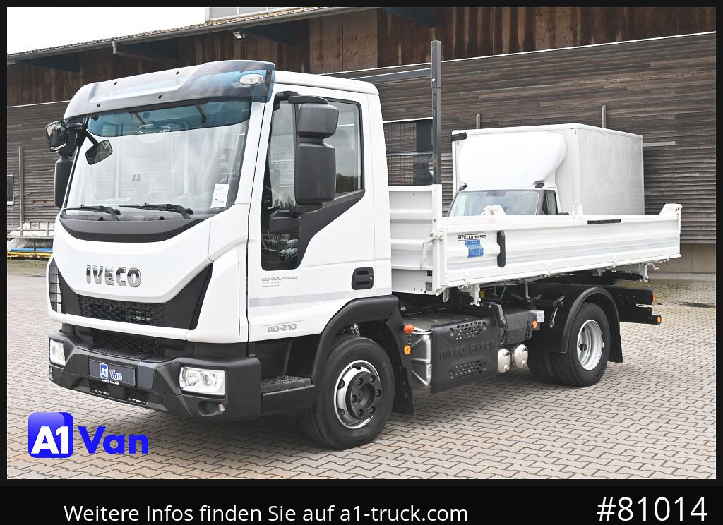 Tipper van IVECO Eurocargo 80E21 Kipper, Meiller, Klima, 2x AHK