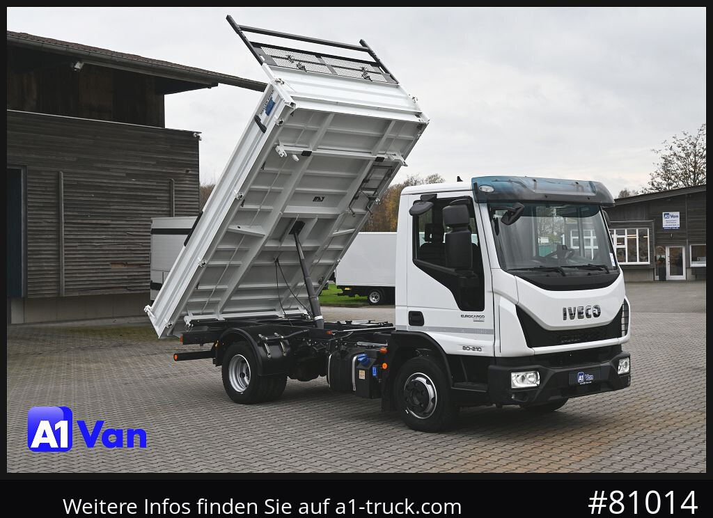 Tipper van IVECO Eurocargo 80E21 Kipper, Meiller, Klima, 2x AHK