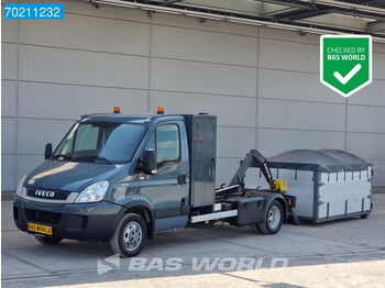 Iveco Daily 50C18 HIAB Haakarm PTO Abrollkipper Absetzkipper Kipper Tipper Benne Towbar Cruise control - tipper van