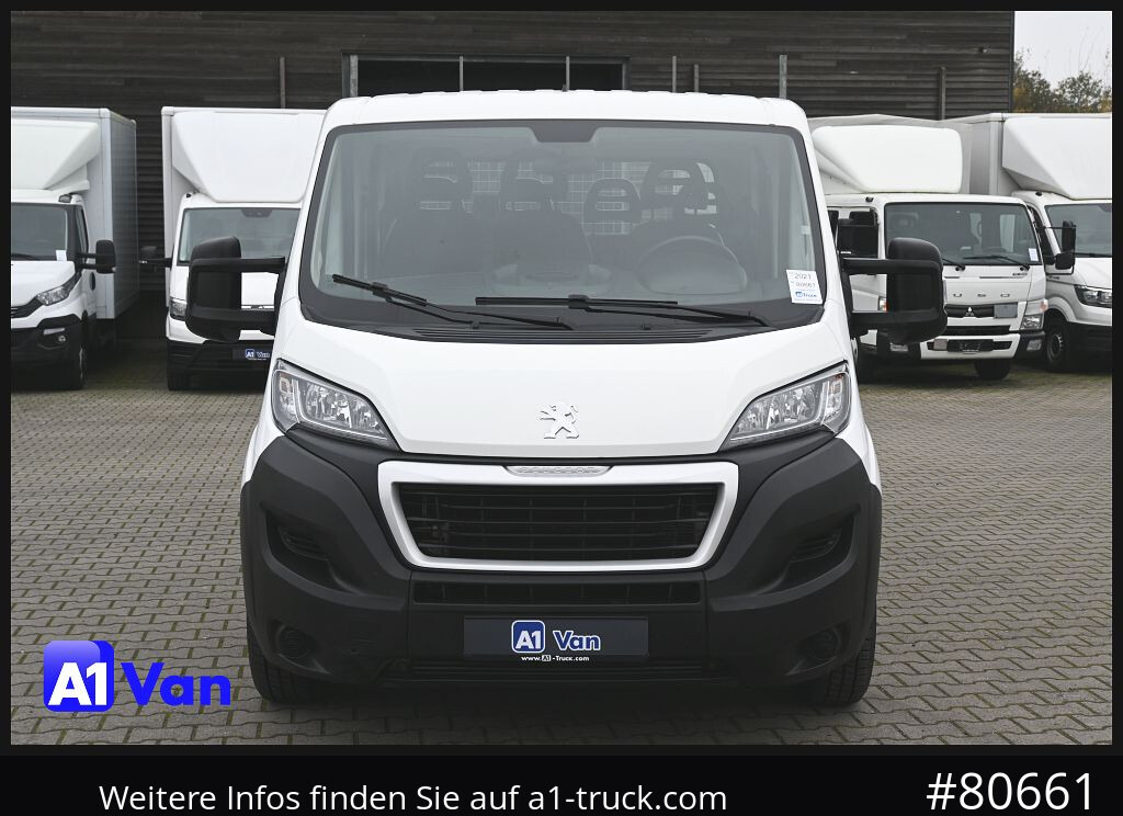 Tipper van PEUGEOT Boxer Doka Kipper, AHK, Klima, Standheizung