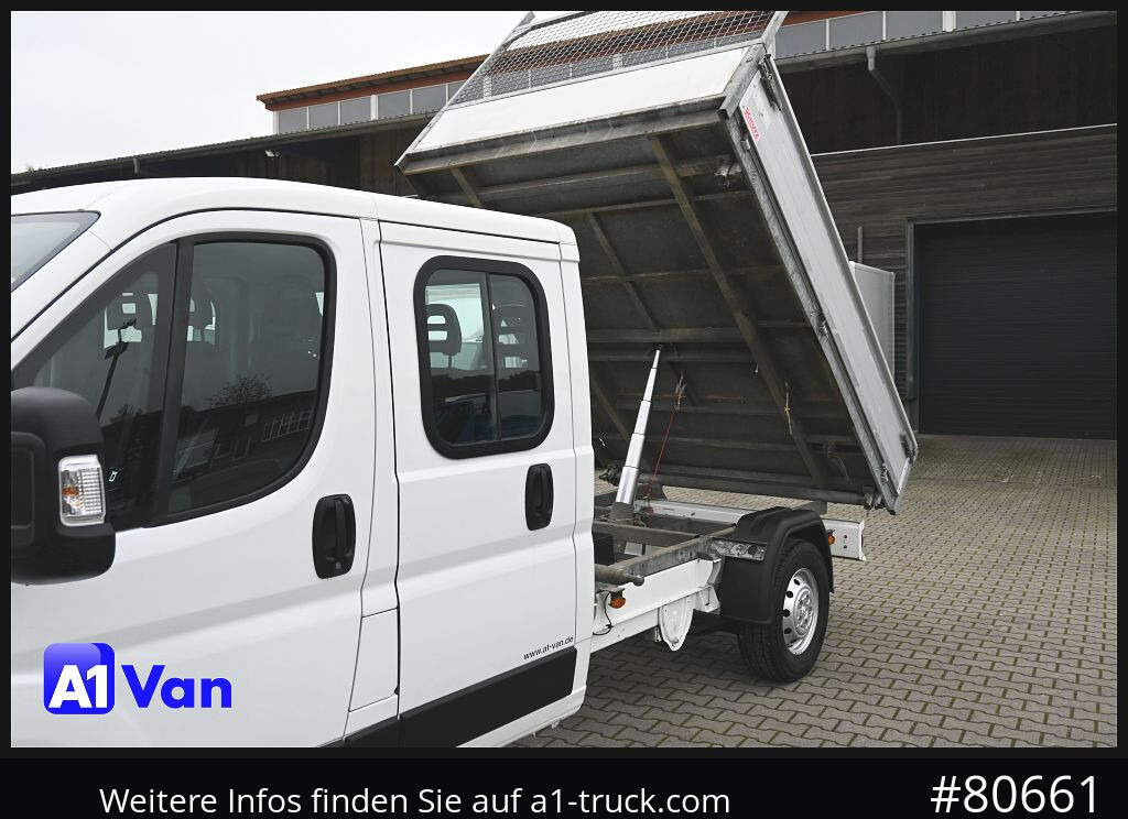 Tipper van PEUGEOT Boxer Doka Kipper, AHK, Klima, Standheizung