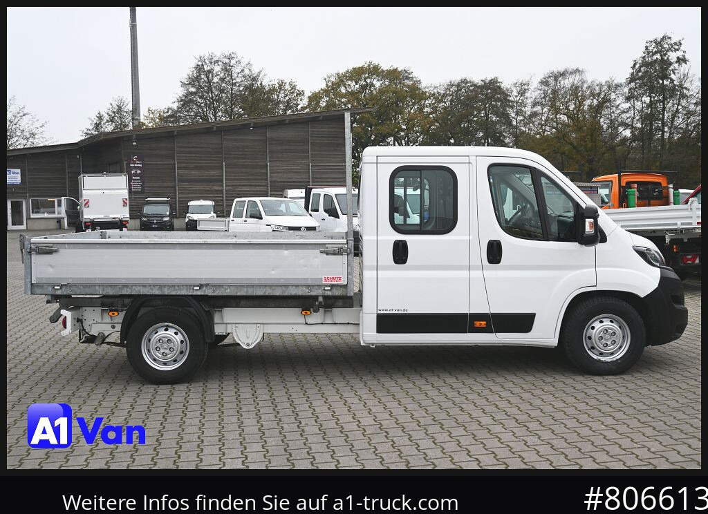 Tipper van PEUGEOT Boxer Doka Kipper, AHK, Klima, Standheizung