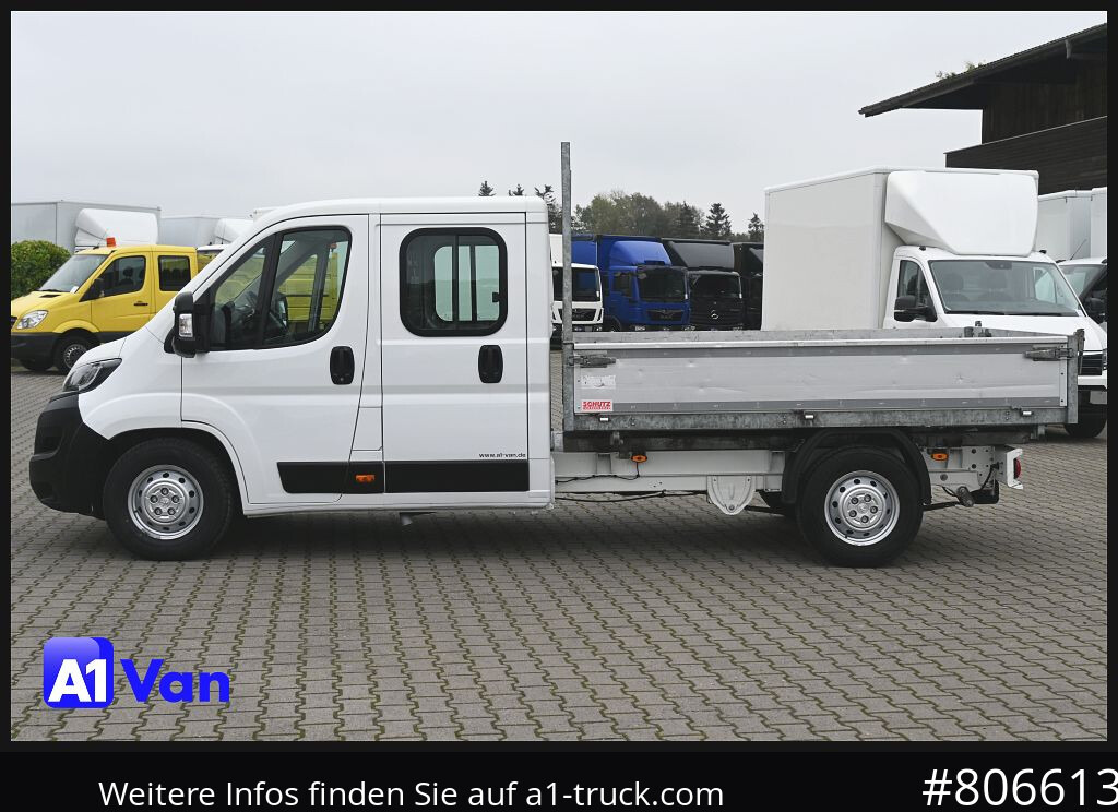 Tipper van PEUGEOT Boxer Doka Kipper, AHK, Klima, Standheizung