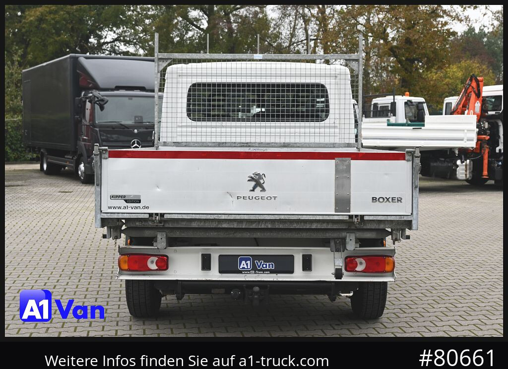 Tipper van PEUGEOT Boxer Doka Kipper, AHK, Klima, Standheizung