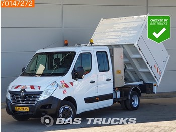 Tipper van Renault Master 2.3 dCi 135PK Kipper Dubbele cabine Airco Cruise Trekhaak 3500kg A/C Double cabin Towbar