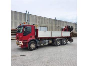 Бортова вантажівка Iveco Stralis - Fassi 215