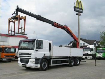 Openbakwagen vrachtwagen DAF CF 85/460 6x4 Pritsche Heckkran Palfinger PK 210