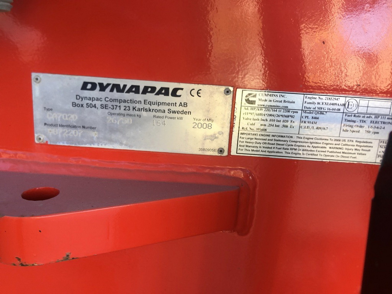 DYNAPAC CA702D - Compactor: picture 5