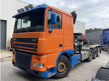 DAF XF 95.480 8x2 + HIAB 166 D-3 DUO - RADIO - AUTOMATIC - AIR SUSPENSION - NL TRUCK - Cable system truck: picture 1