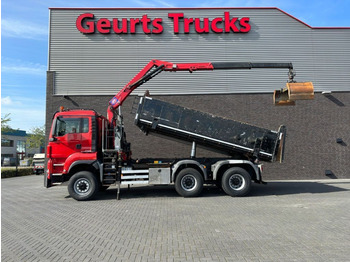 MAN TGS 33.440 6X6 2-ZIJDIGE KIPPER + HMF 1643-Z2 KR - Crane truck: picture 1