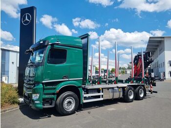 Mercedes-Benz Arocs 2651 L 6x4 + Kran: Epsilon M12Z91  - Timber truck: picture 2