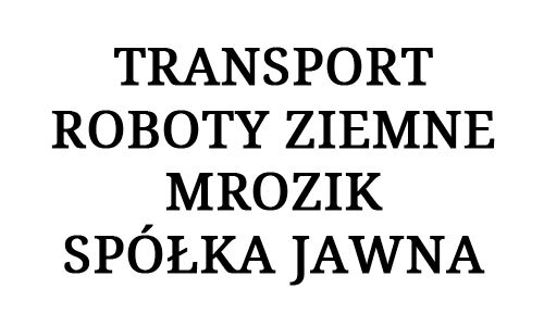 TRANSPORT - ROBOTY ZIEMNE MROZIK SPÓŁKA JAWNA on Truck1