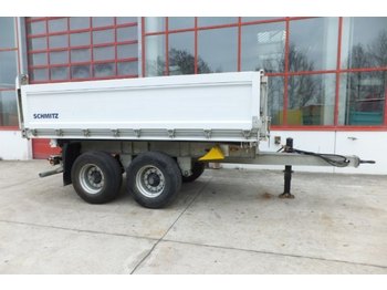 Tipper trailer Schmitz 18 t Tandem Dreiseiten Kipper, Alu  Bordwände: picture 1