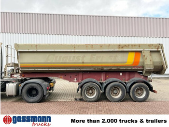 Tipper semi-trailer Langendorf SKS-HS 24/28, Stahlmulde ca. 24m³, Liftachse: picture 3