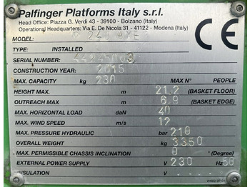 Truck mounted aerial platform Nissan Cabstar Zwyżka Podmośnik Koszowy PALFINGER P240 AXE UDT: picture 4