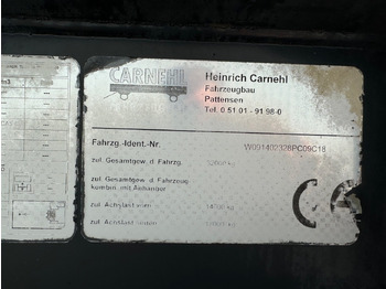 Semi-trailer Carnehl CHKS/HH CHKS/HH, Stahlmulde ca. 25m³: picture 2 Semi-trailer Carnehl CHKS/HH CHKS/HH, Stahlmulde ca. 25m³: picture 2