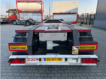 Container transporter/ Swap body semi-trailer Burg 20FT + 20FT SWAP ADR (EX/II, EX/III, FL, AT) Chassis, empty weight: 3.690kg, SAF INTRADISC, 2x Liftaxle, NL-chassis, APK/ADR: 08: picture 4